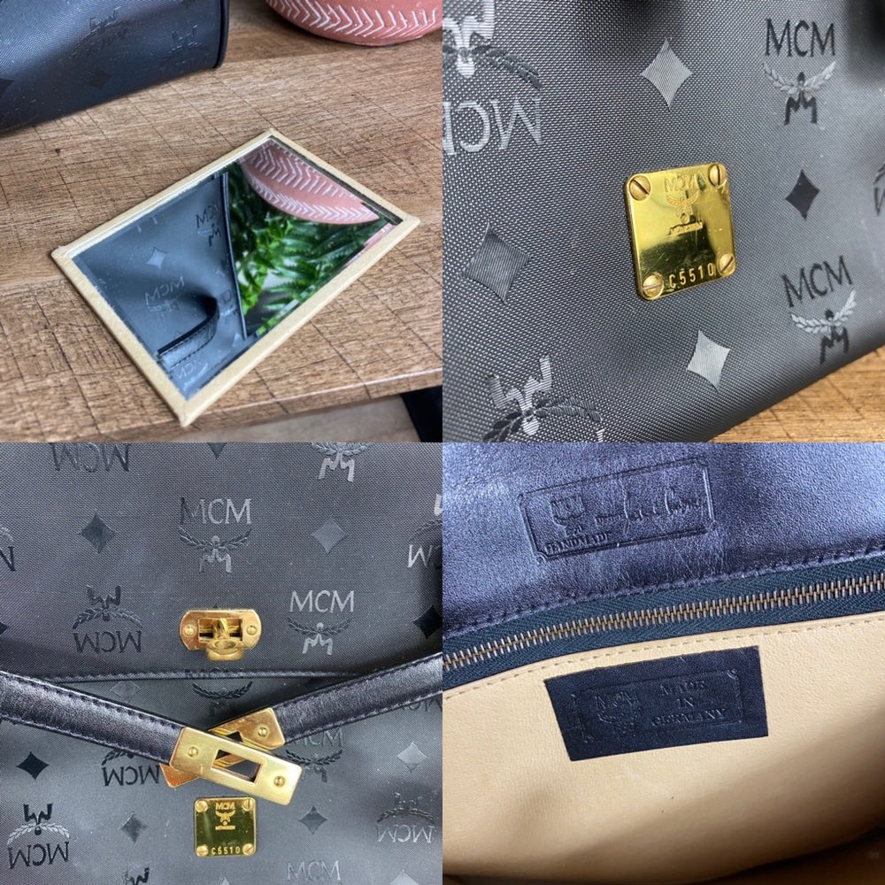 SOLD MCM Vintage Visetos Kelly Top Handle Handbag - Picture 11 of 16